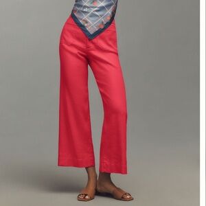 Maeve Wide Leg Pants in Geranium
